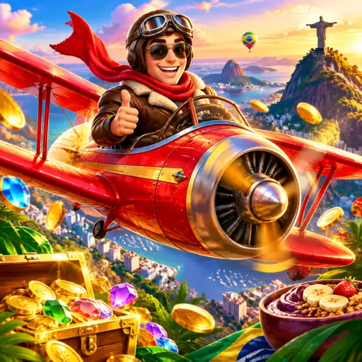 Cartão do jogo Aviator com avião de papel subendo o gráfico de multiplicador