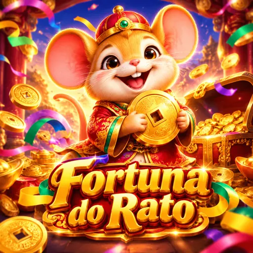 Cartão do jogo Fortune Mouse com o rato da fortuna