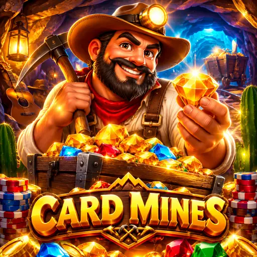Cartão do jogo Mines com campo minado de multiplicadores